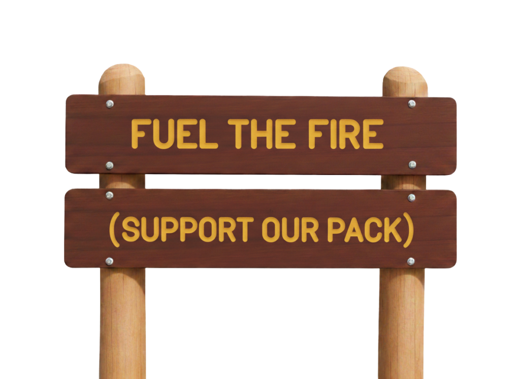 Support our Pack - Dues payments, volunteer roles, and custom t-shirt orders.